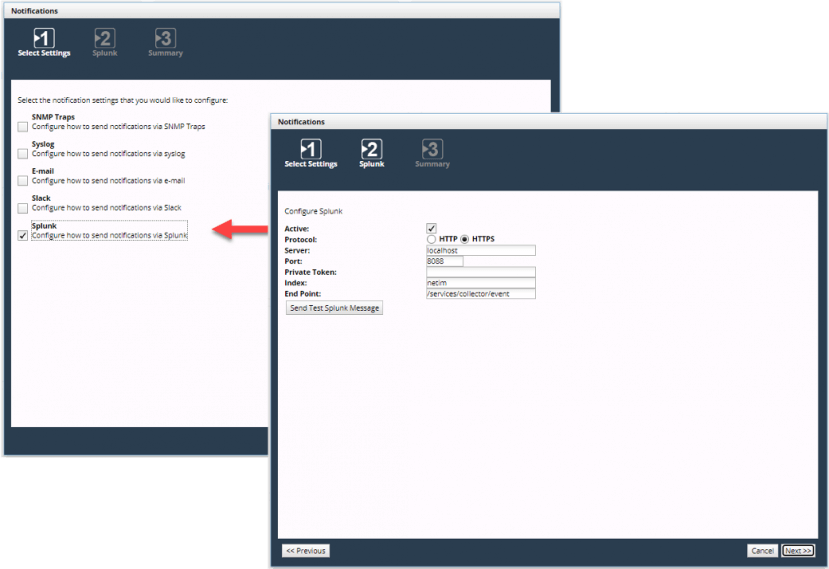 NetIM Splunk Integration